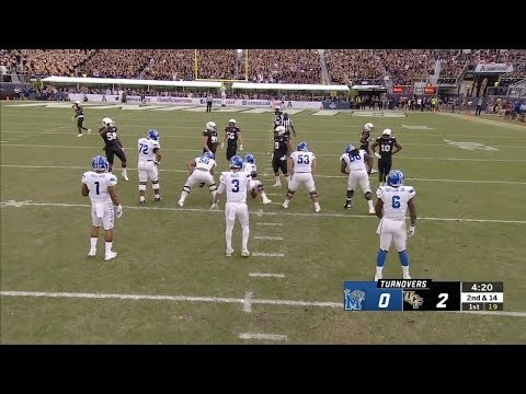 Memphis Offensive Line Vs. UCF 2018