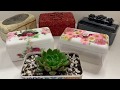 6 idea para reciclar y decorar cajas de plástico / 6 ideas with plastic boxes (eng sub)