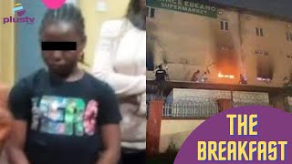 (WATCH) Ebeano Supermarket Fire: Can A 9 Year Old Be Sent To Jail? | THE BREAKFAST
