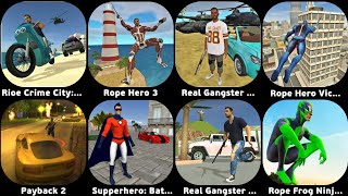Rio Crime City Mafia Gangster,Rope Hero 3,Real Gangster Crime,Payback 2,Superhero Battle for Justice screenshot 4