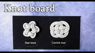 Simple knot board