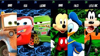 Mickey Mouse Club Vs Cars - Super Smash Bros Mods