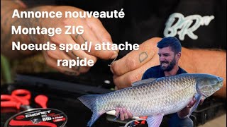 Pêche de la carpe // Noeuds ULTRA SOLIDE et montage ZIG RAPIDE !!