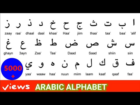 वीडियो: अरबी वर्णमाला का आविष्कार कब हुआ था?