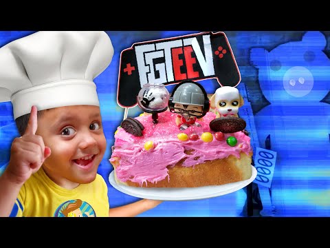 Making An Fgteev Cake With Shawn Fv Family Throwback Youtube