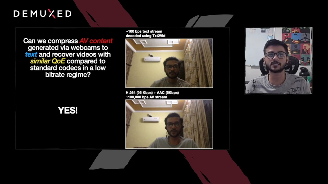 Pulkit Tandon Txt2Vid UltraLow Bitrate Compression of TalkingHead