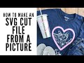 How to make an svg cut file from a picture