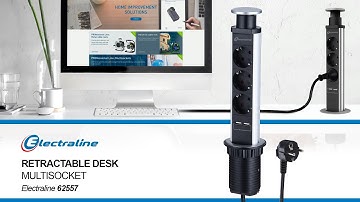Retractable Multisocket, Art. 62557 - ENG