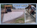 All the basics of how to screed  lay a paver patio
