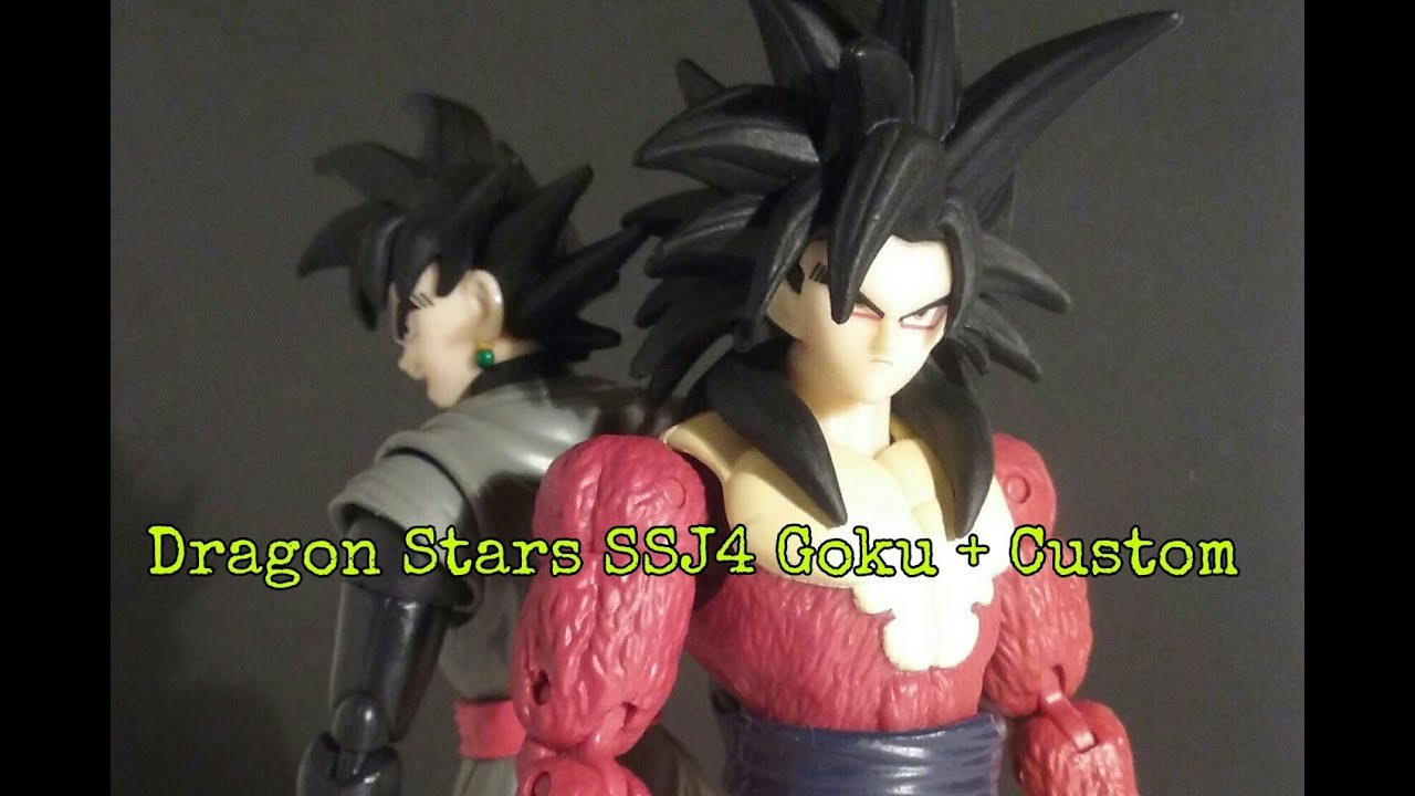 Dragon Stars SSJ4 Goku Review + Goku Black Custom
