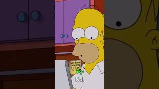 Homer vs. The Internet: A Losing Battle #shorts