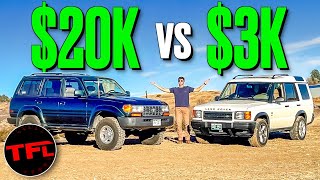 Really Worth 6X More!? Toyota Land Cruiser vs Land Rover Discovery