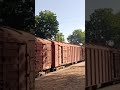 Frieght Super parcel train passing through #youtube #shorts