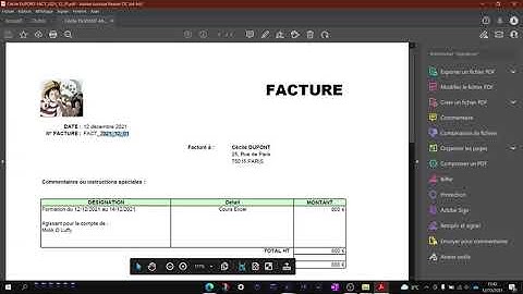 Excel VBA - Edition Facture en PDF automatique