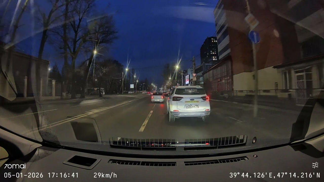 70mai M800 [4К_30, HDR] Сумерки_1 | Сухо | No CPL