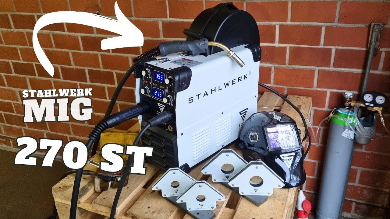 Das STAHLWERK MIG 270 ST Schutzgas-Schweißgerät / Technische Daten / Fazit  - YouTube