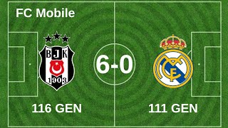 Mükemmel Ler. 116 Gen Vs 111 Gen. Fc Mobi̇le 6-0