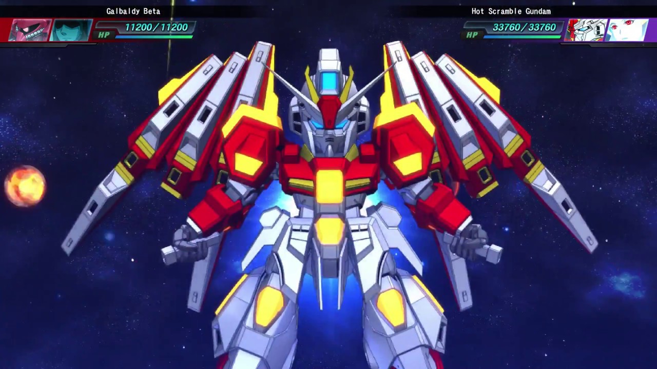 SD Gundam G Generation Genesis: Hot Scramble Gundam All Attacks - YouTube.