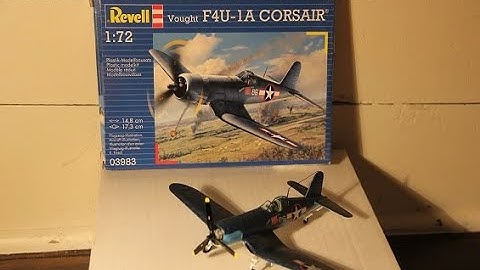 Revell Vought F4U-1A Corsair 1/72 - Full Build