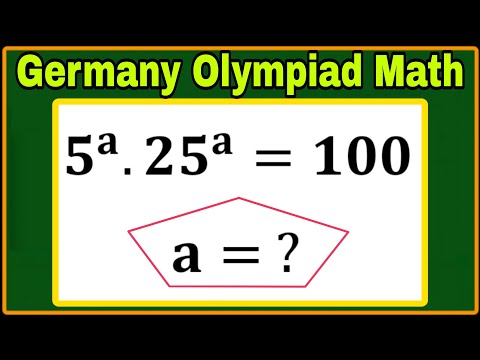 Germany| Find the value of 'a' in the given Algebra Olympiad Mathematics| Step by step Explanation|