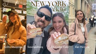 A Day in NYC & Williamsburg! Smorgasburg, Ferry Ride, SoHo Shopping, Levain Bakery & More! | NY Vlog