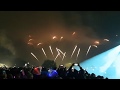 Rome Fireworks Display New Year's Eve at Circus Maximus, Italy - full