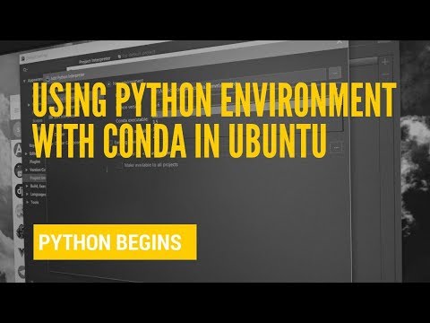 Using Python Environment with Conda in Ubuntu
