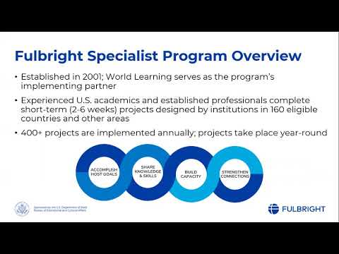 Fulbright Specialist Virtual Information Session