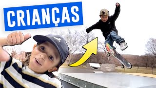 CRIANÇAS QUE ANDAM DE SKATE MELHOR DO QUE EU E VOCÊ!