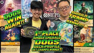 Dogs WIN Another Set Champs! 🏆 Amber Emerald Champion Deck Profile | Lorcana