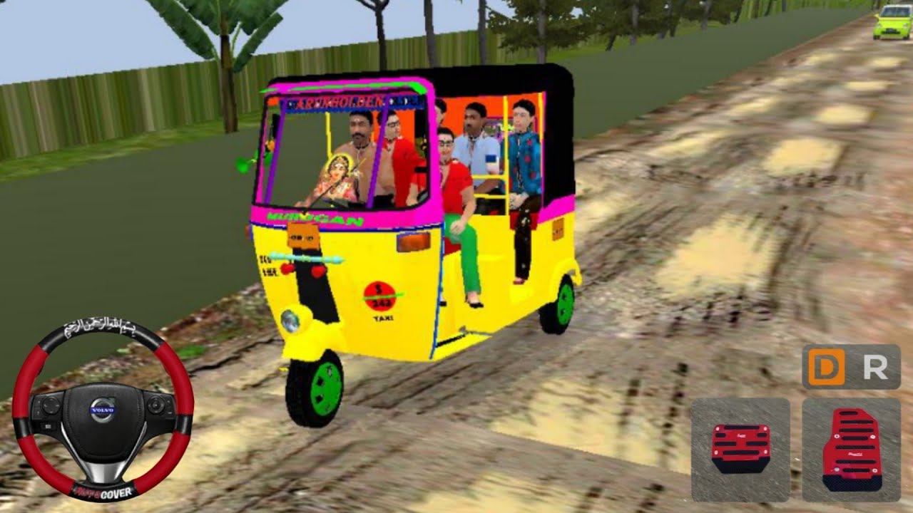 💥 OFFROAD DRIVING - Indian Tuk Tuk Auto Rickshaw Driving Games - BUS SIMULATOR INDONESIA Game
