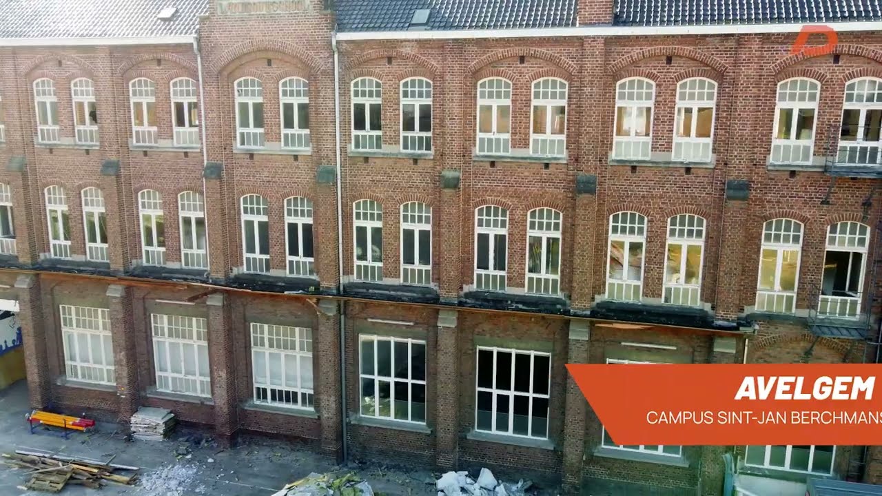 Devagro: Timelapse afbraak Sint-Jan Berchmans Campus in Avelgem