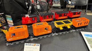 Trains Made With LEGO + DUPLO - Brickworld Chicago 2026