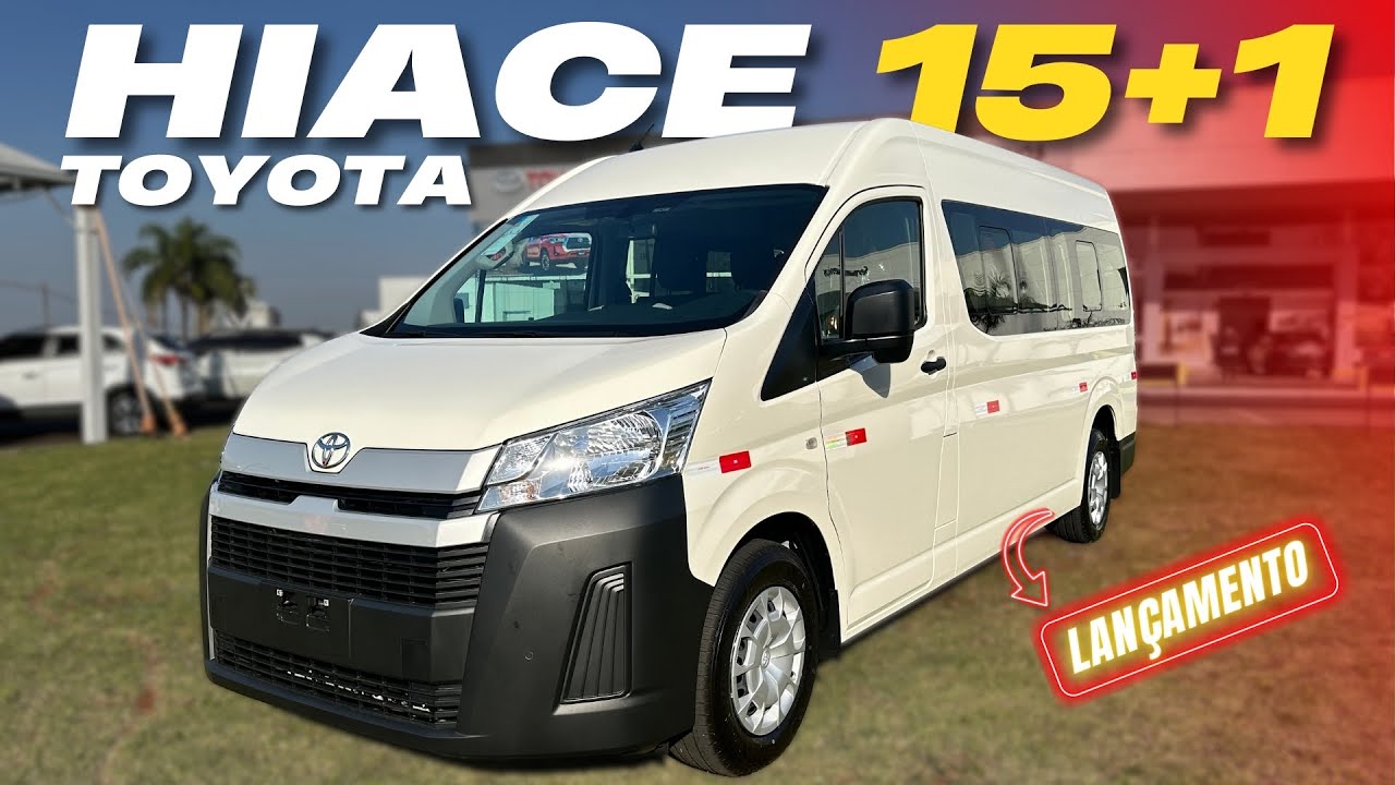 LANÇAMENTO TOYOTA HIACE 15+1 - Conheça a Nova Van Passageiro 2.8 Turbo Diesel!