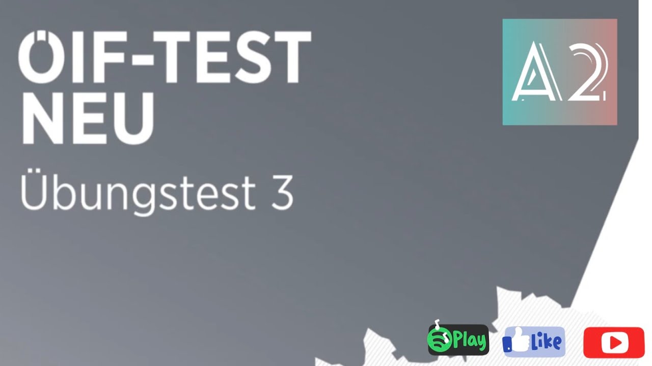 Hören A2: ÖIF-TEST NEU :Übungstest3