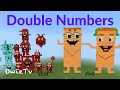 Double numbers song  skip counting songs for kids  minecraft numberblocks counting songs