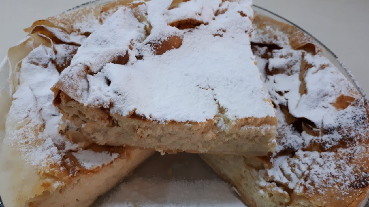 עוגת גבינה עם בצק פילו😋🍰