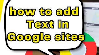 How to add text in Google sites. comprehensive guide.