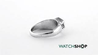 Icon Brand Jewellery Base metal Size Large Tombstone Ring (P1060-R-SIL-LGE)