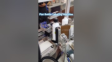 Flat bottle labeling machine #Labelingmachine #labelingequipment #flatbottlelabelingmachine #labeler