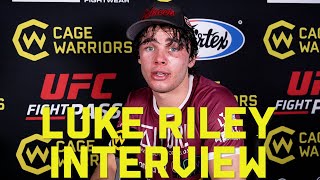 CW 160: Luke Riley post-fight interview