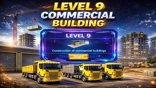 Construction Simulator 3D | Level 9  Commercial Building Construction Gameplay