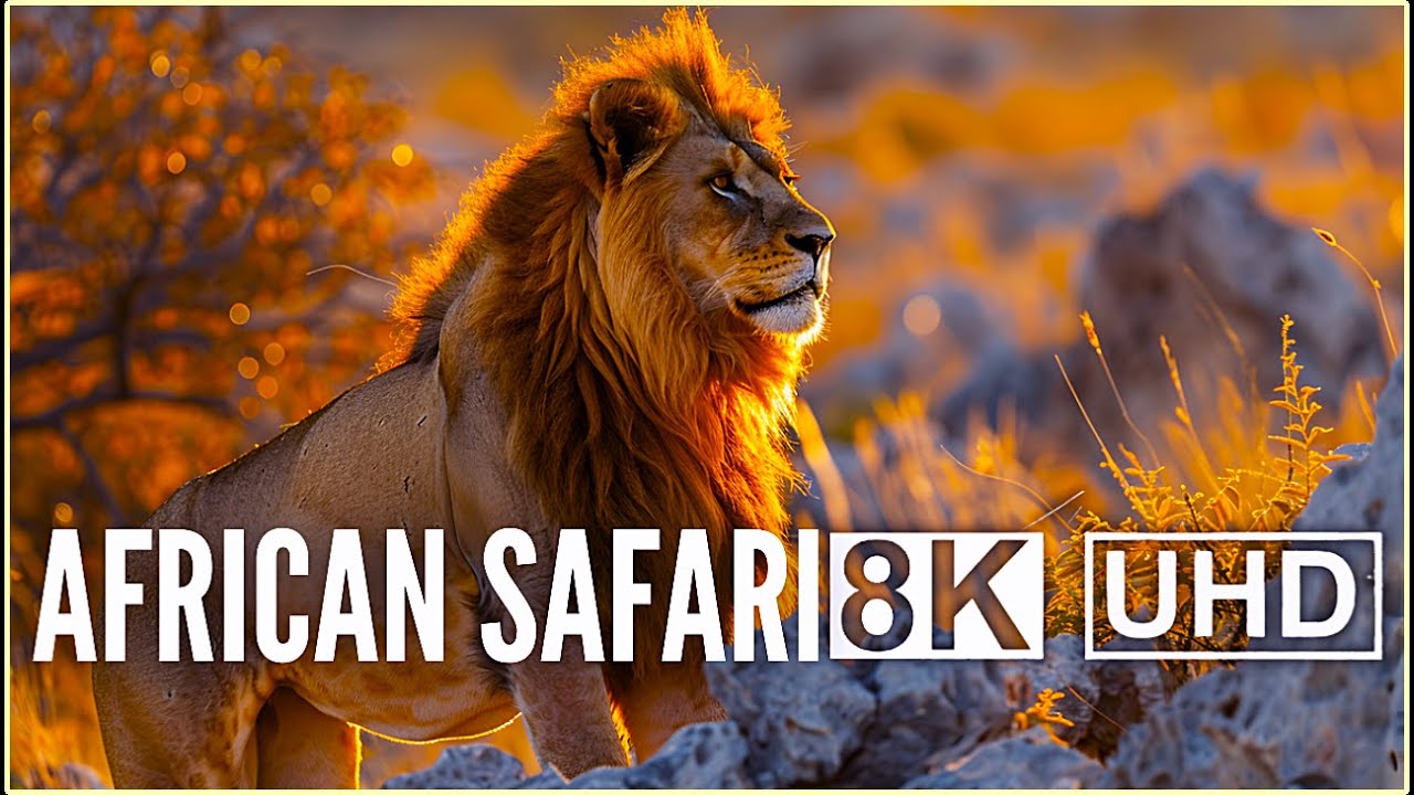 African Safari in 8K ULTRA HD – Wildlife Beauty & Relaxing Nature Sounds
