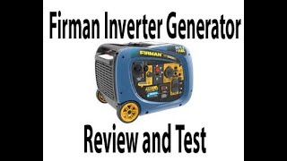 Firman Inverter Generator test and Review WH03041