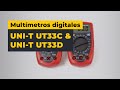 Multímetros digitales UNI-T UT33C y UNI-T UT33D. Revista en video.