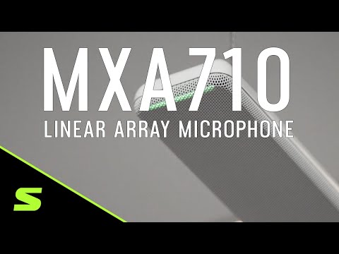 MXA710 Linear Array Microphone Overview | Shure