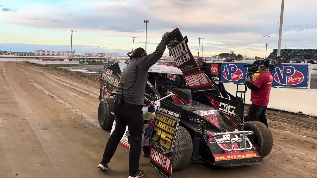 Richard Murtaugh…Great Lakes 75 DIRTcar Sportsman Champion.