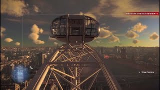 Watch Dogs London Eye Sunset