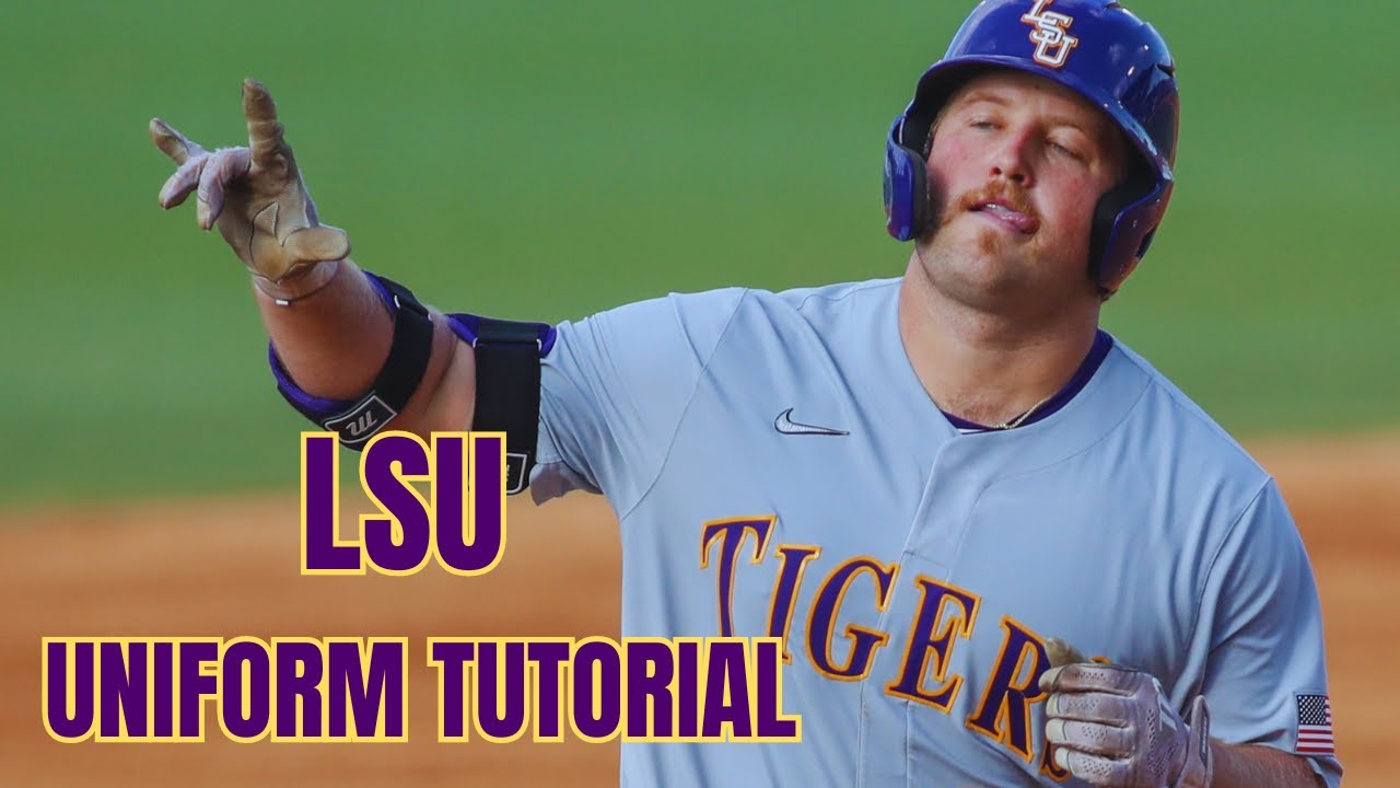 MLB The Show 23-LSU Uniform Tutorial - YouTube