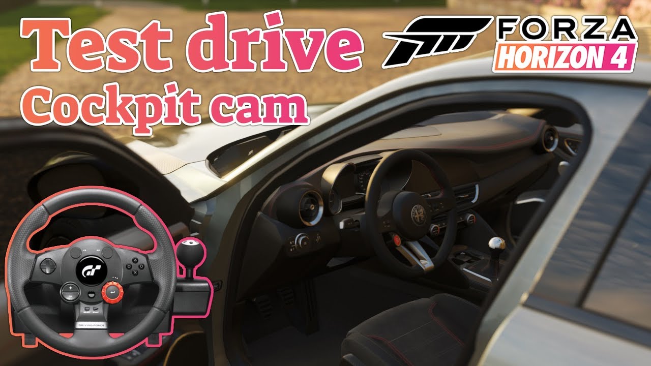 Giulia | Test drive | Cockpit camera | Forza Horizon 4